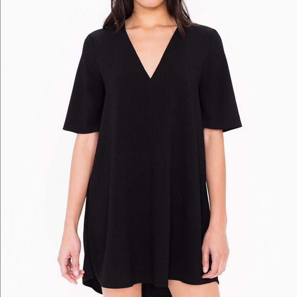 American Apparel Crepe Tunic Dress 